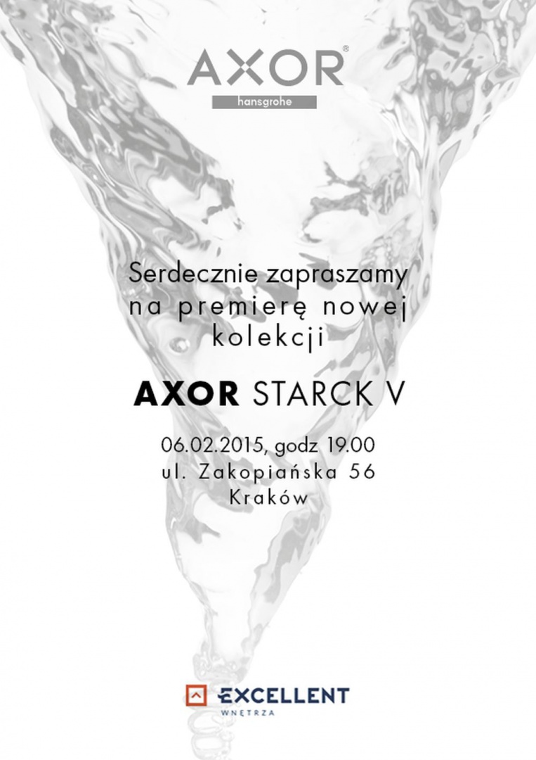 Zaproszenie Axor Starck. Fot. Archiwum