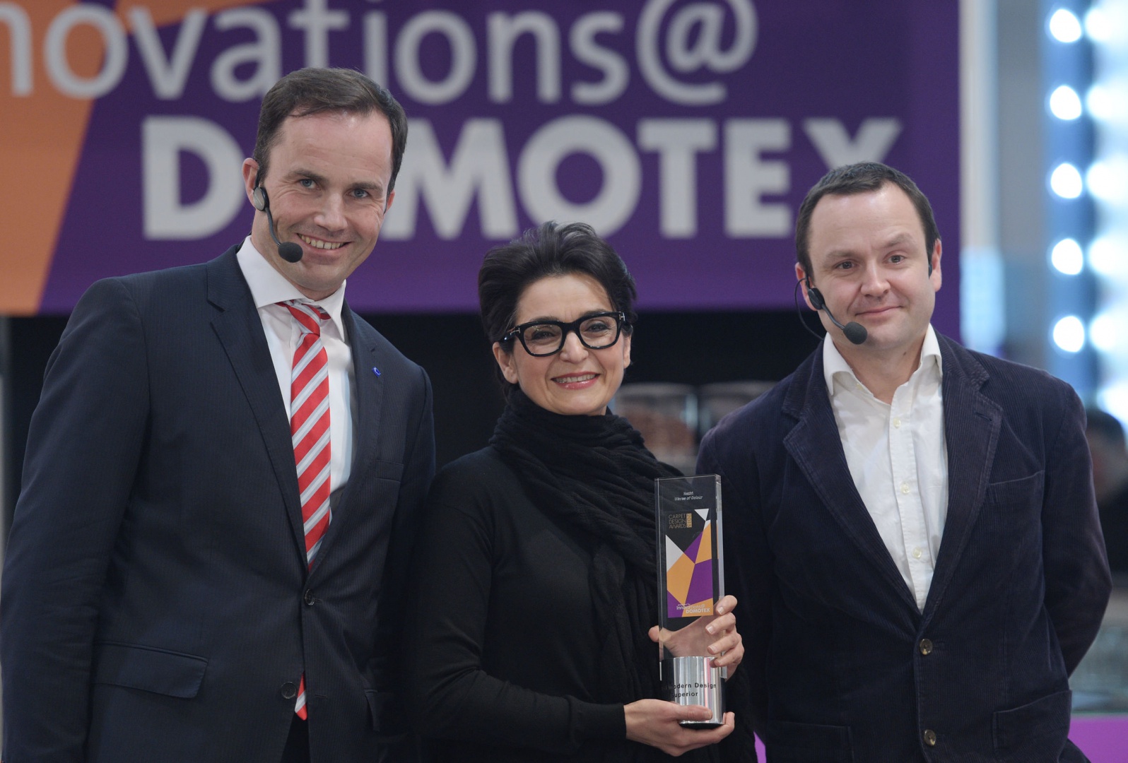 The winner of this years Carpet Design Award in the category Best Modern Design, Superior is Naziri , Waves of Colour. Fot. Domotex