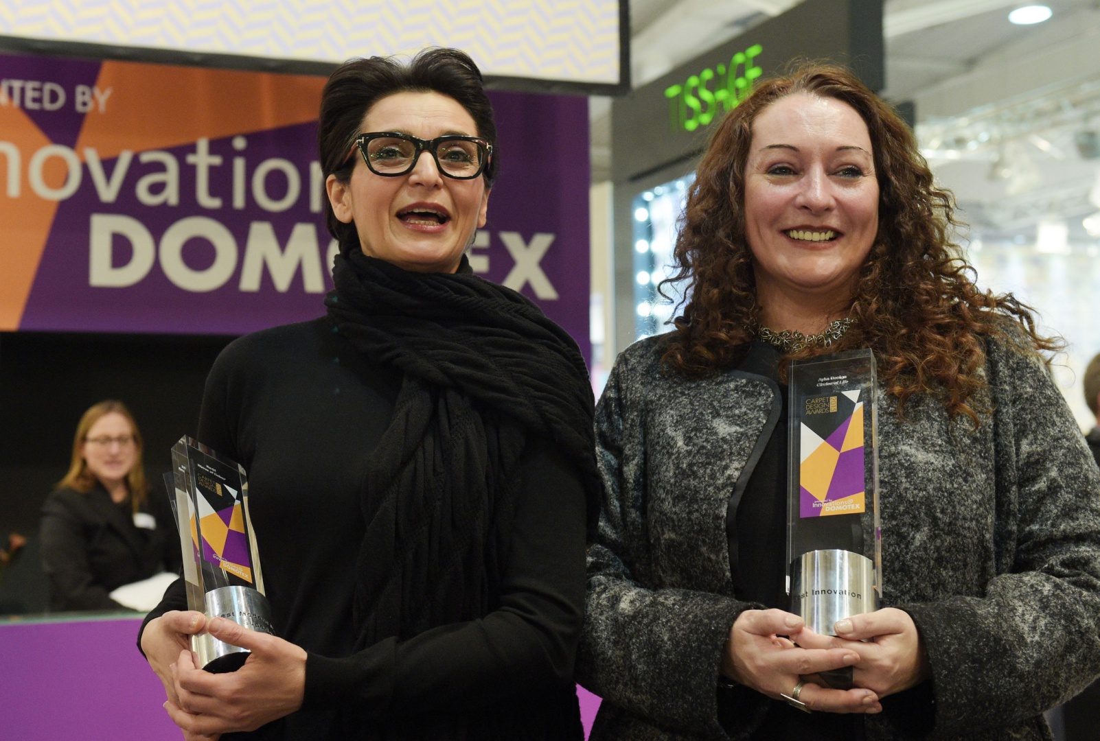 The winner of this years Carpet Design Award in the category Best Transitional Design is Naziri , Nouveau Tabriz, and in the category Best Innovation Ayka Design , Circles of Life. Fot. Domotex
