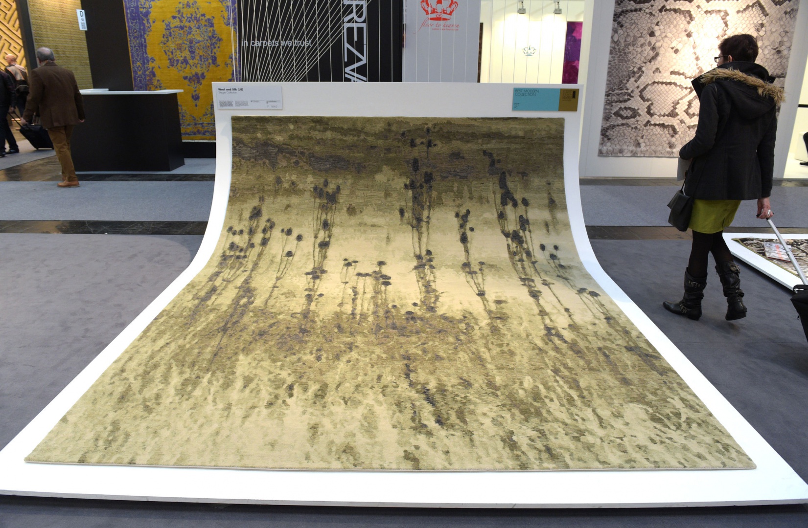 Best Modern Collection Wool and Silk , Steppe. Fot. Domotex