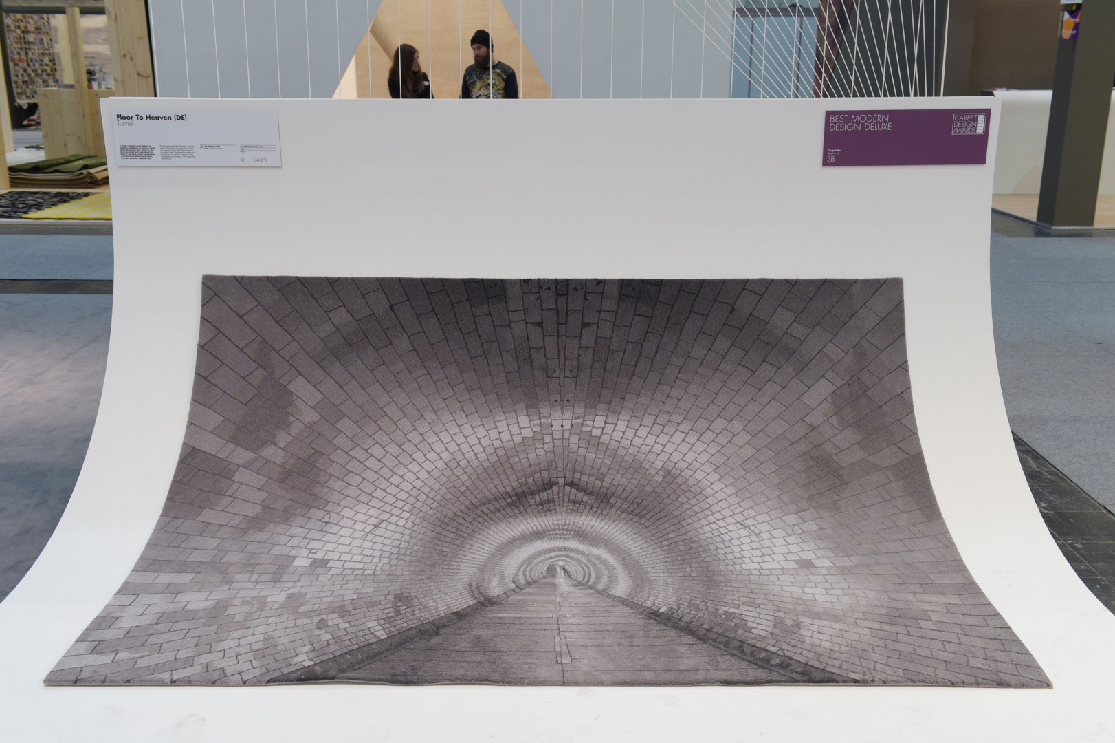 Visitors Price - liked by DOMOTEX visitors. Winner Tunnel, Floor to Heaven. Fot. Domotex