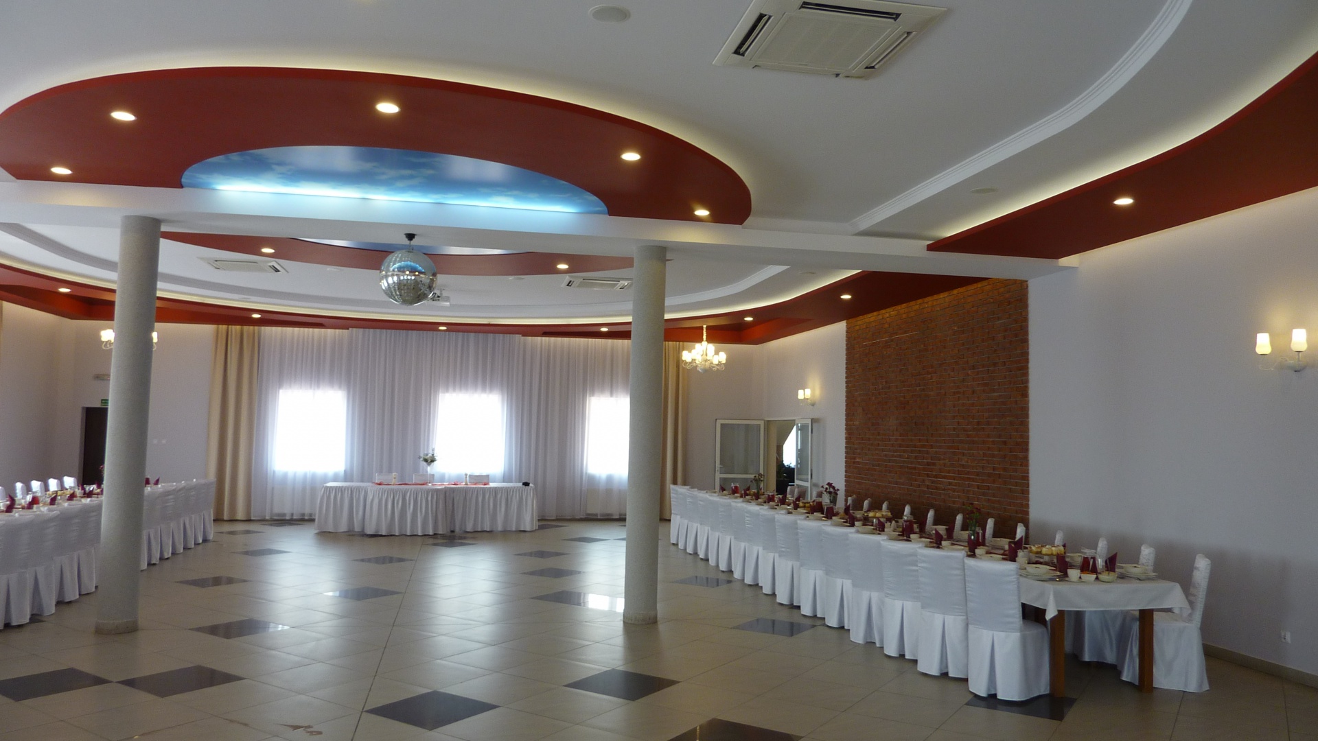 Realizacja sali bankietowej. Fot. MGM Design