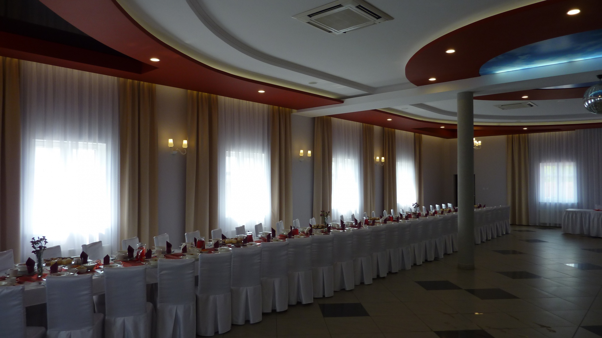 Realizacja sali bankietowej. Fot. MGM Design