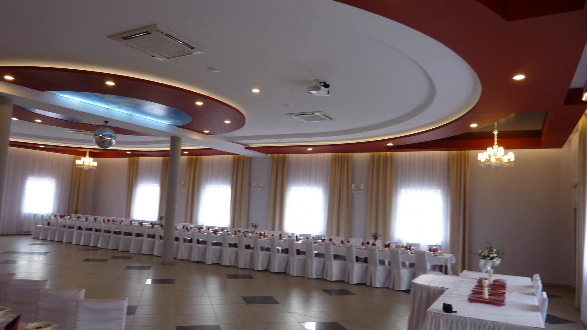 Realizacja sali bankietowej. Fot. MGM Design