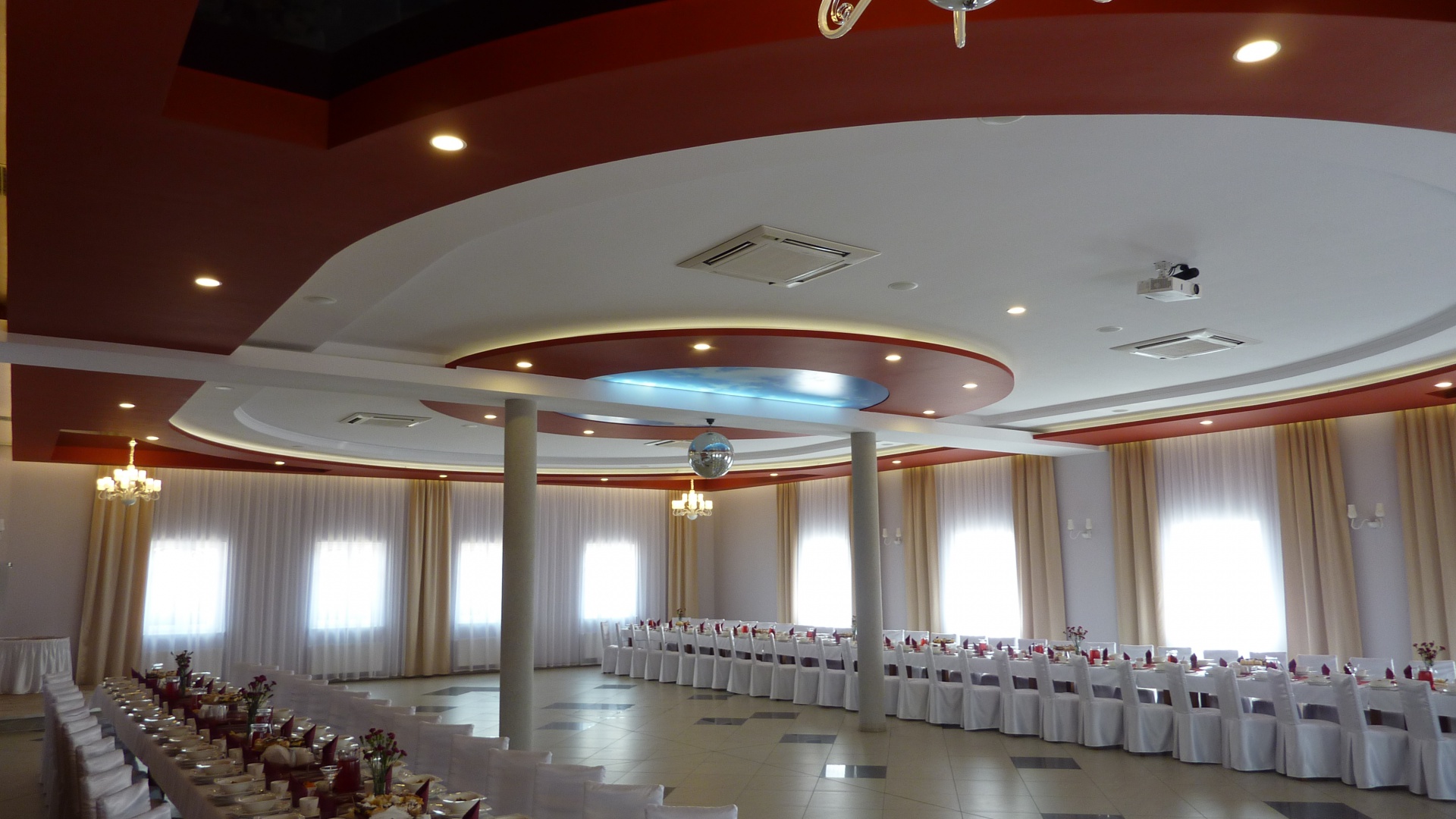 Realizacja sali bankietowej. Fot. MGM Design