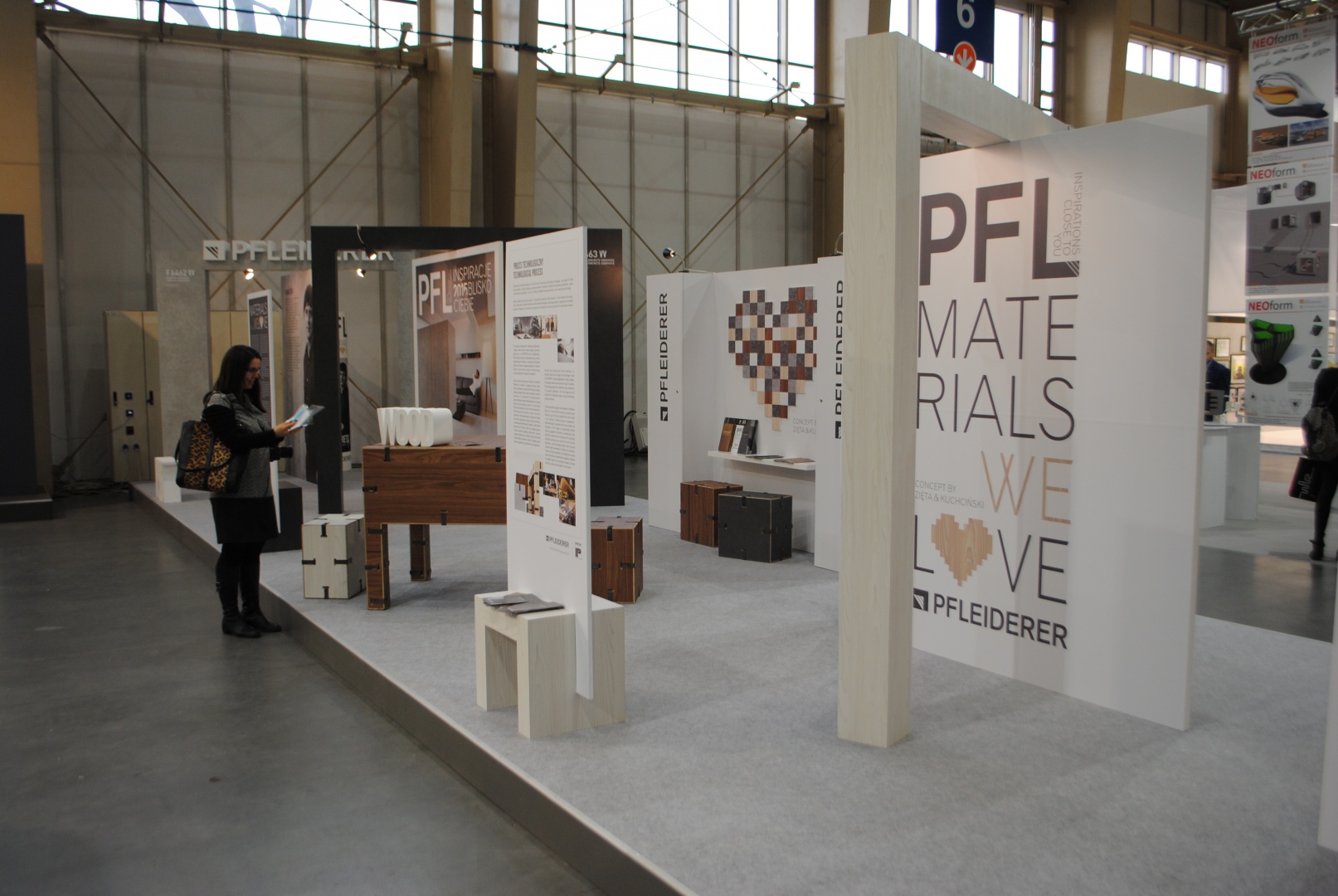 Wystawa Pfleiderer, Materials We Love. Fot. Piotr Sawczuk 