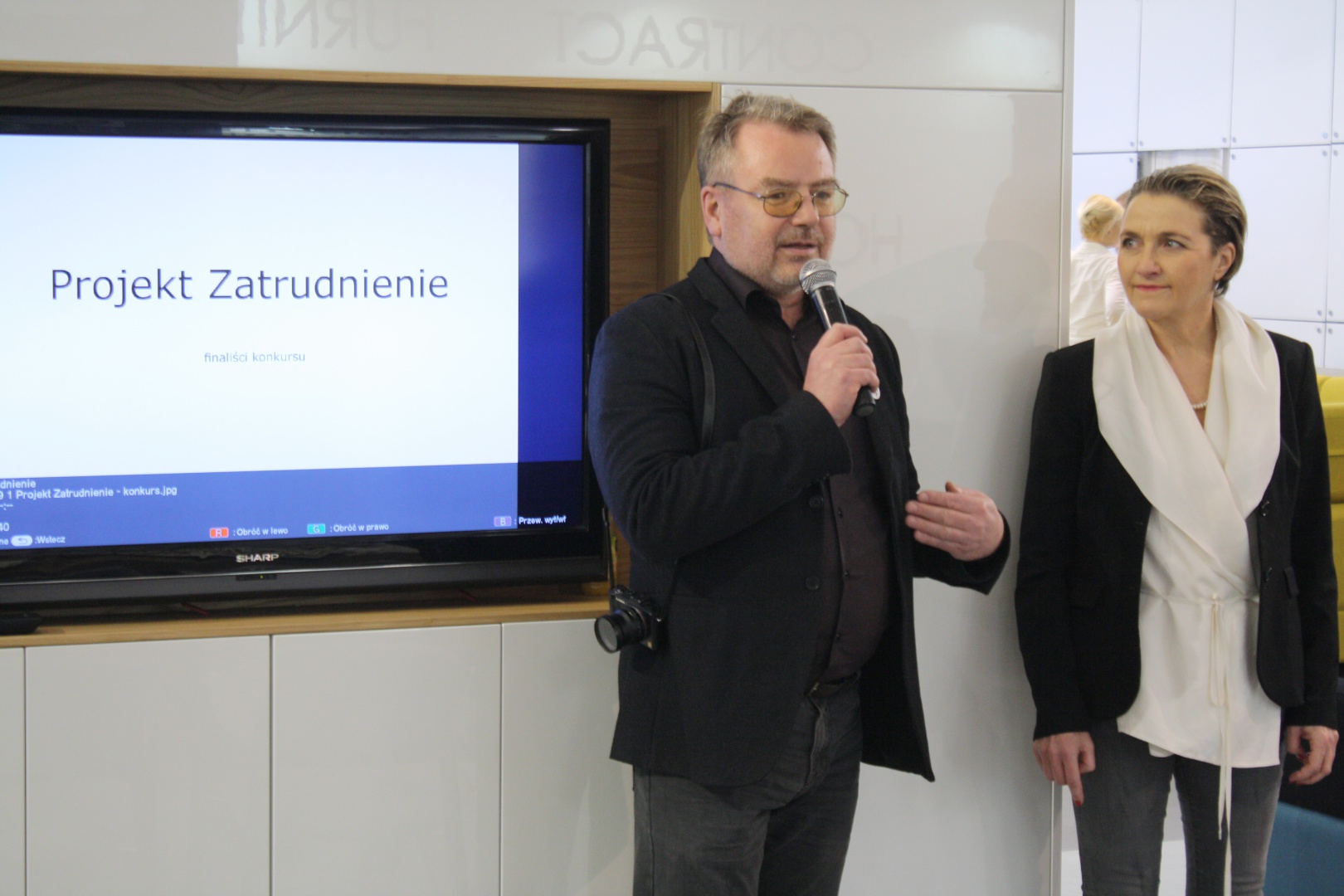 Urszula Kałużna i Zdzisław Sobierajski. Fot. Piotr Sawczuk
