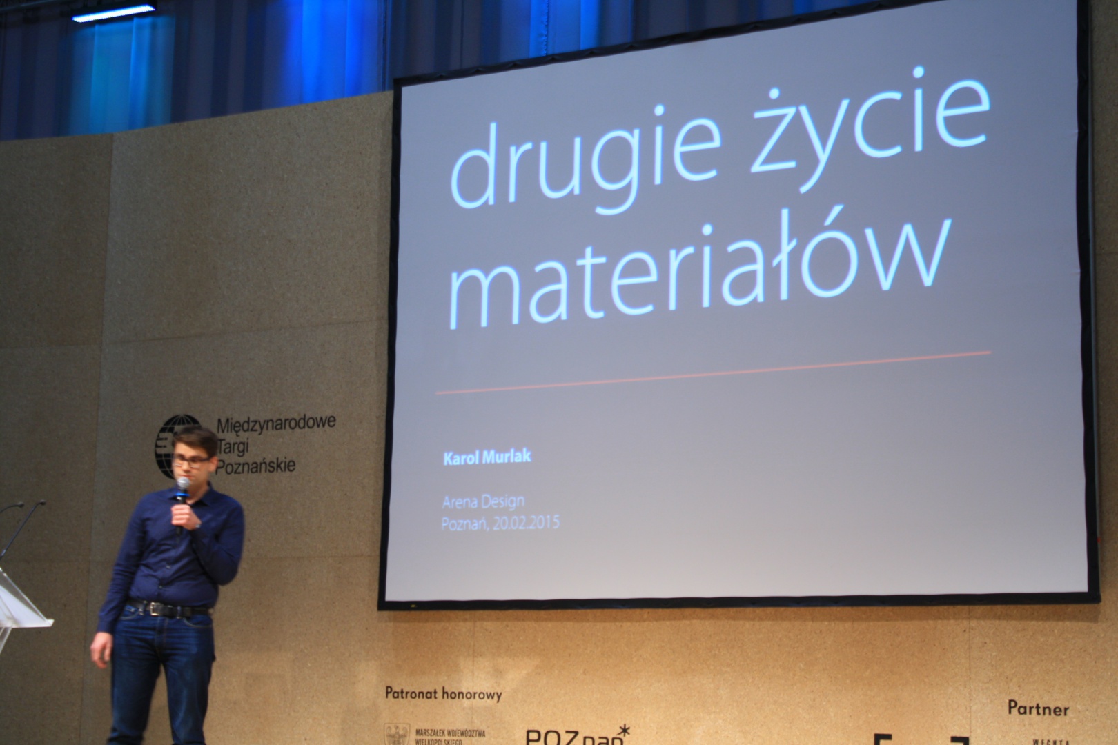 Na temat drugiego życia materiałów, swój wykład wygłosił Karol Murlak. Fot. Piotr Sawczuk 