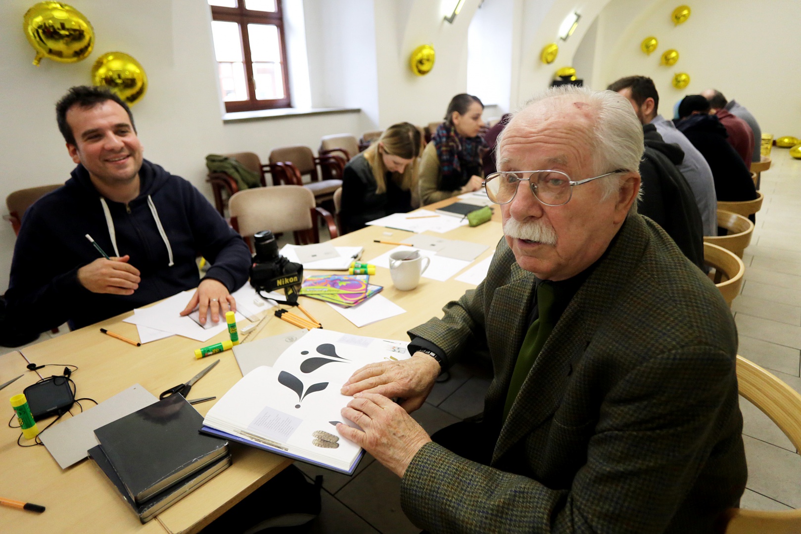 Warsztaty Zostań artystą znaku. Fot. Dominik Gajda