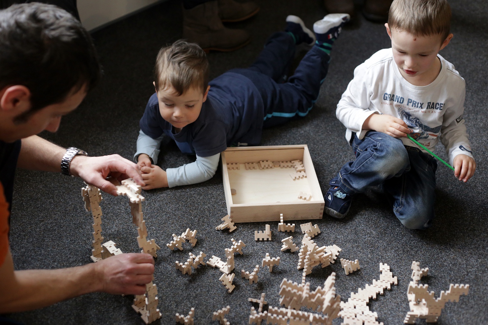 Warsztaty Nie-zwykłe klocki. Fot. Dominik Gajda