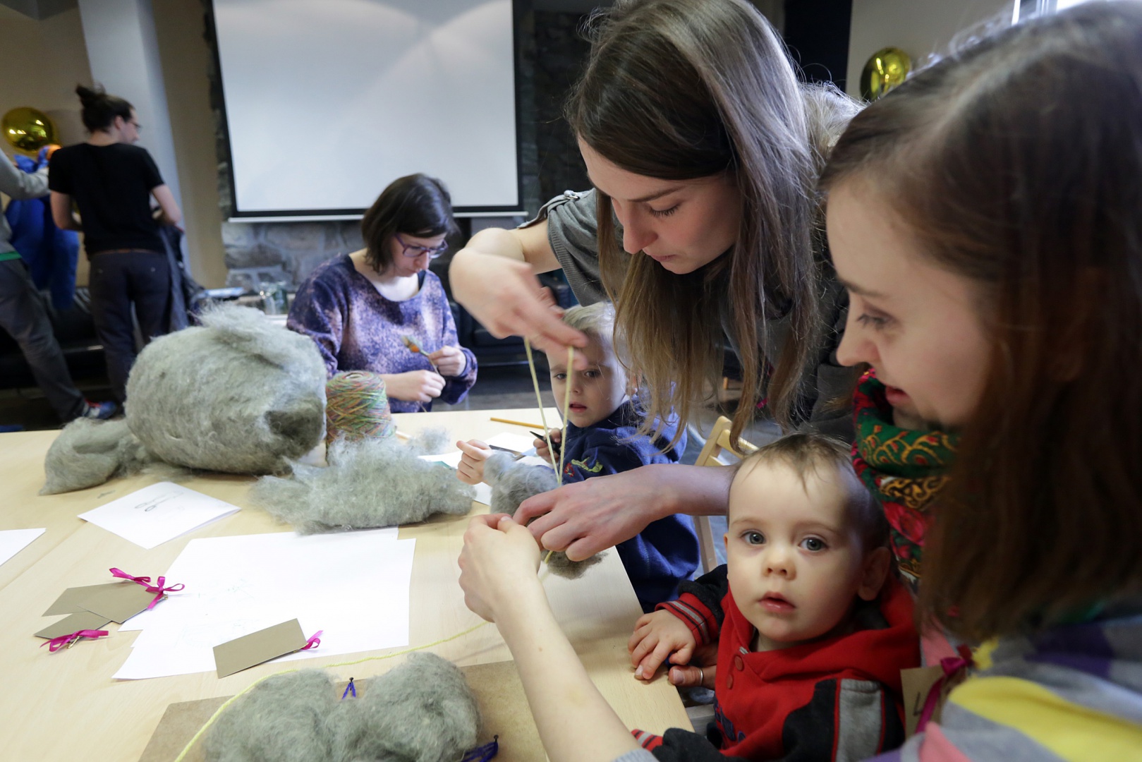 Warsztaty Niespodziewana wełna. Fot. Dominik Gajda