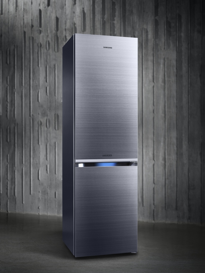 Lodówka Kitchen Fit, która gwarantuje doskonałą świeżość przechowywanych w niej produktów, dzięki funkcji Precise Chef CoolingTM. Fot. Samsung