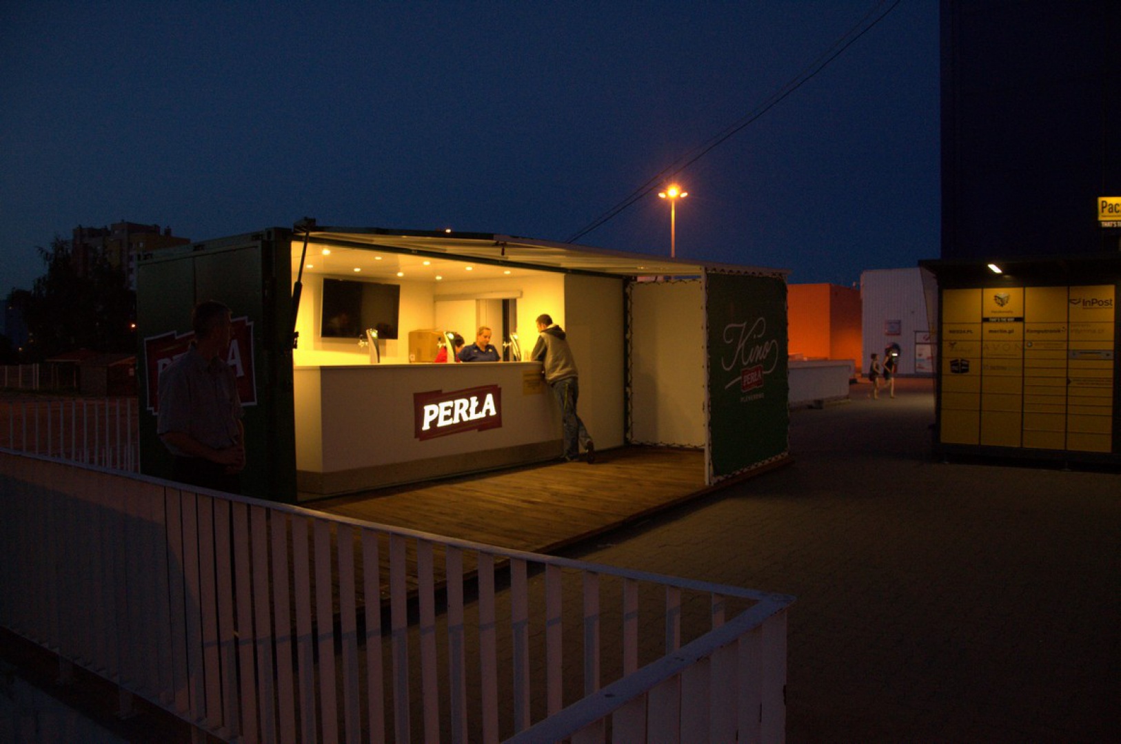 Kontener zaprojektowany przez markę Boxme dla firmy Perła. Fot. Boxme