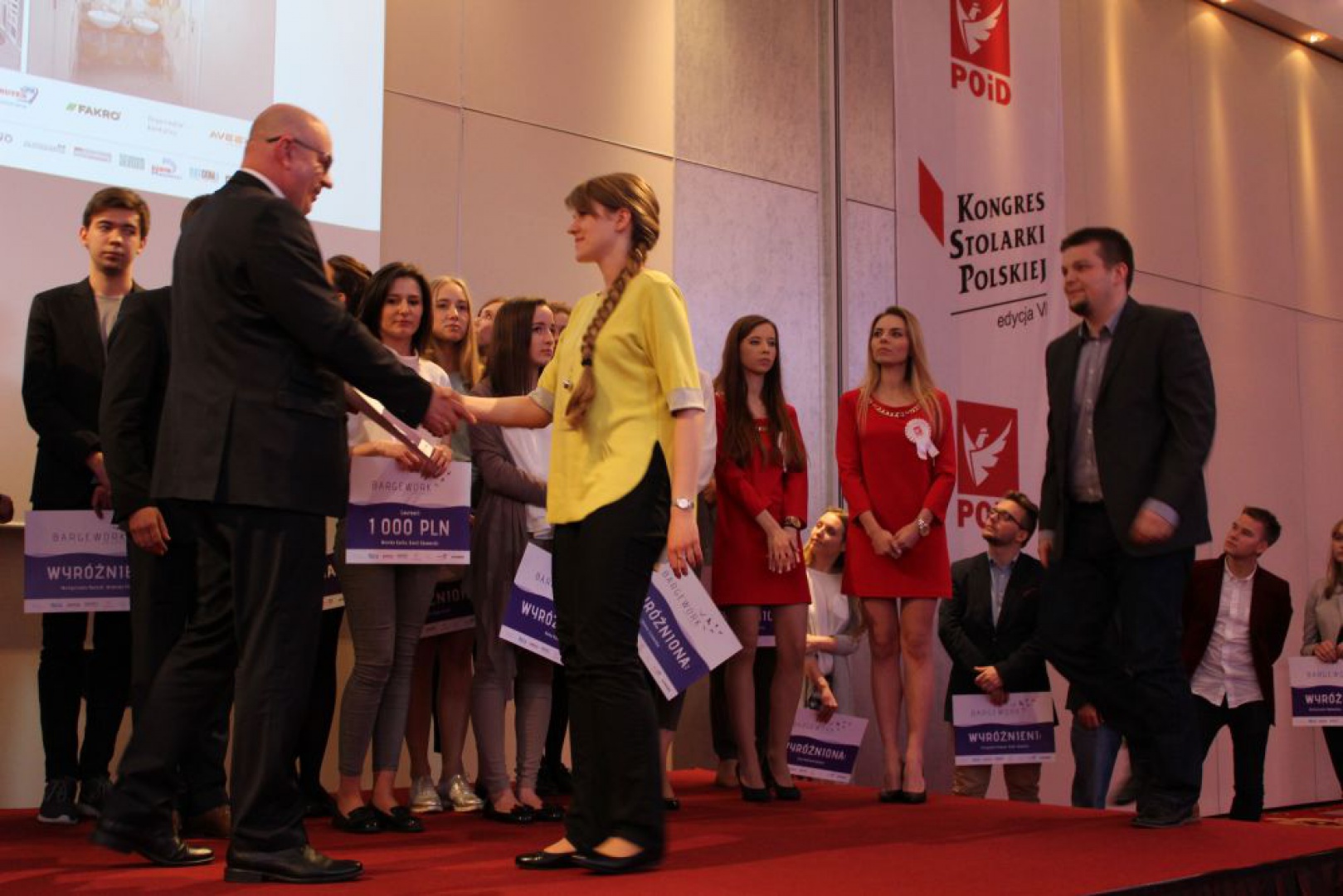 Małgorzata Szydło i Mateusz Szydło, za swój projekt otrzymali nagrodę pieniężną w wysokości 1 000 zł. Fot. Arkadiusz Kaczanowski