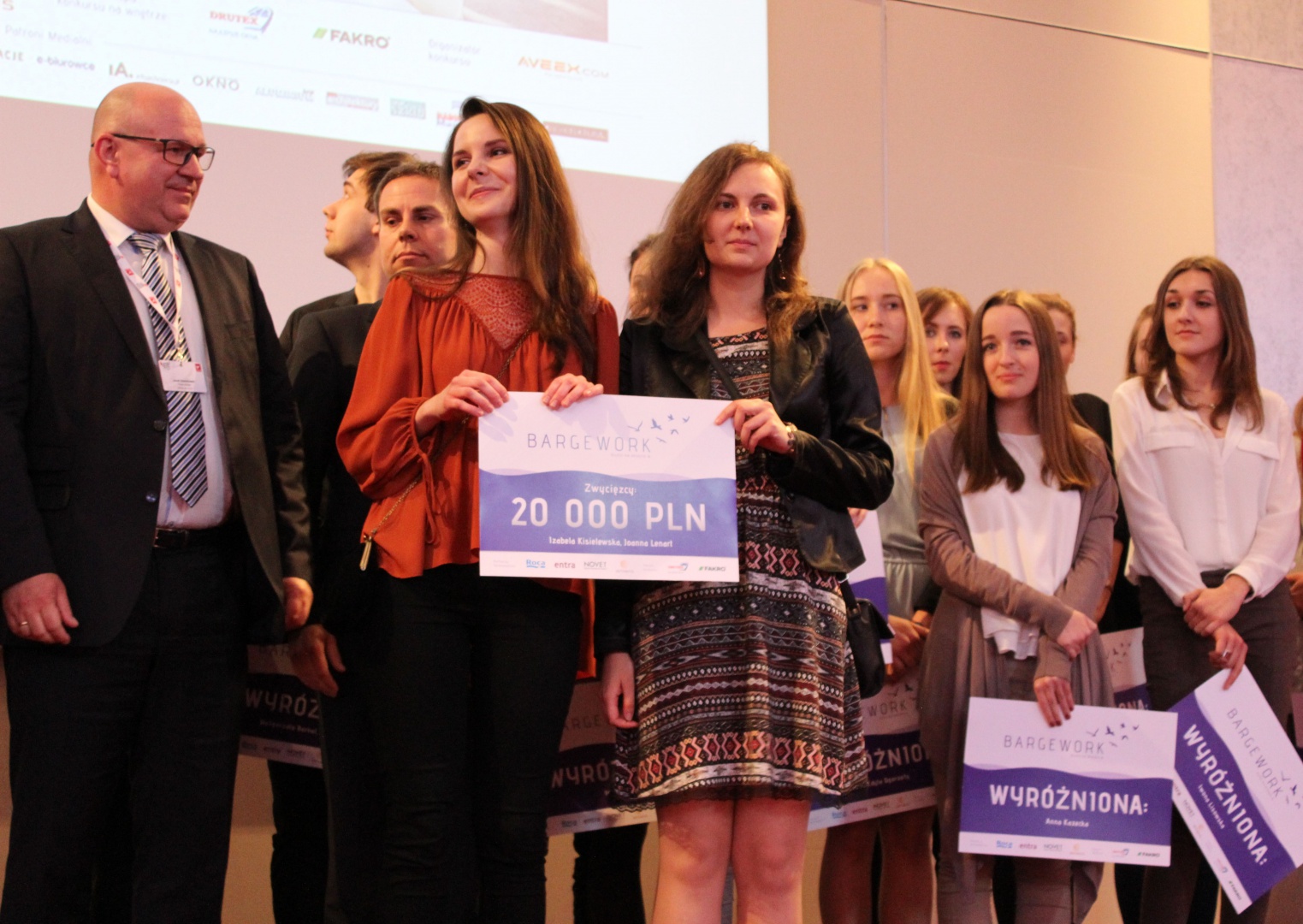 Joanna Lenart i Izabela Kisielewska, zdobywczynie głównej nagrody w konkursie. Fot. Arkadiusz Kaczanowski
