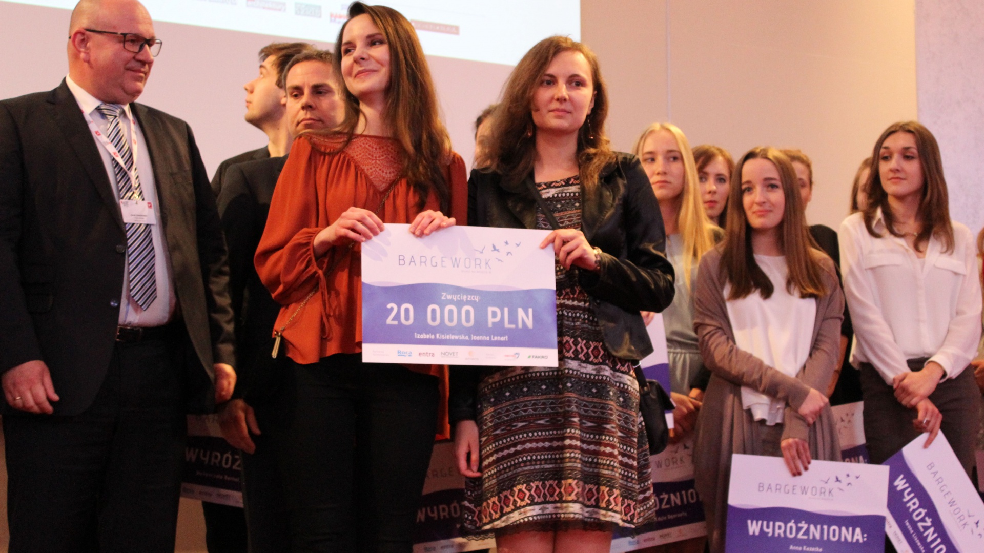 Joanna Lenart i Izabela Kisielewska, zdobywczynie głównej nagrody w konkursie. Fot. Arkadiusz Kaczanowski