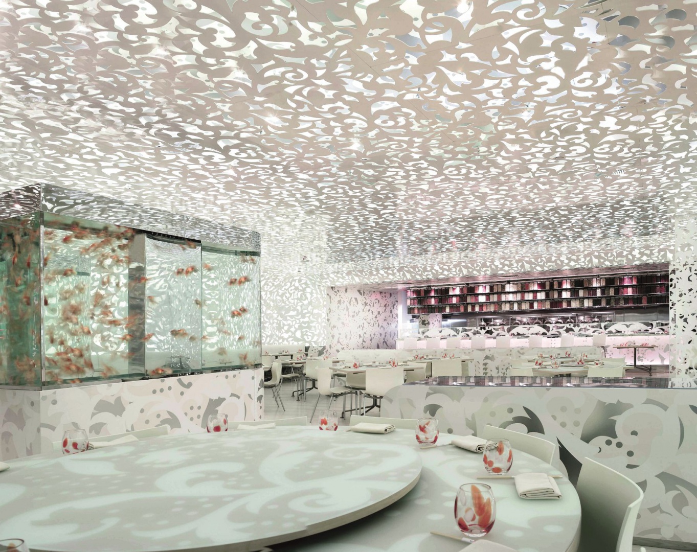 Restauracja Beijing Noodle No. 9 w Las Vegas. Projektant to  Yuhkichi Kawai, design spirits (Japonia). Fot. design spirits.jpg