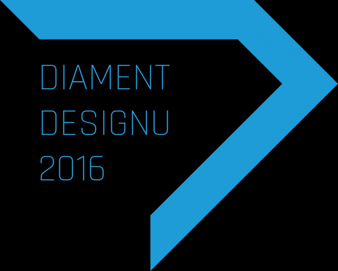 Plakat prasowy konkursu Diament Designu