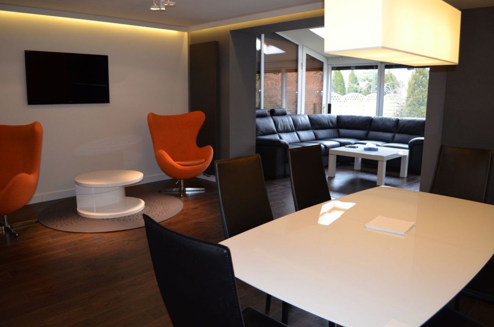 Salon w domu szeregowym w Sosnowcu. Projekt Archimental.jpg