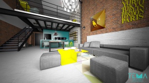 Mieszkanie dwupoziomowe LOFT INDUSTRIAL