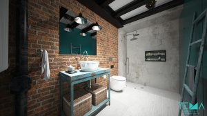Mieszkanie dwupoziomowe LOFT INDUSTRIAL