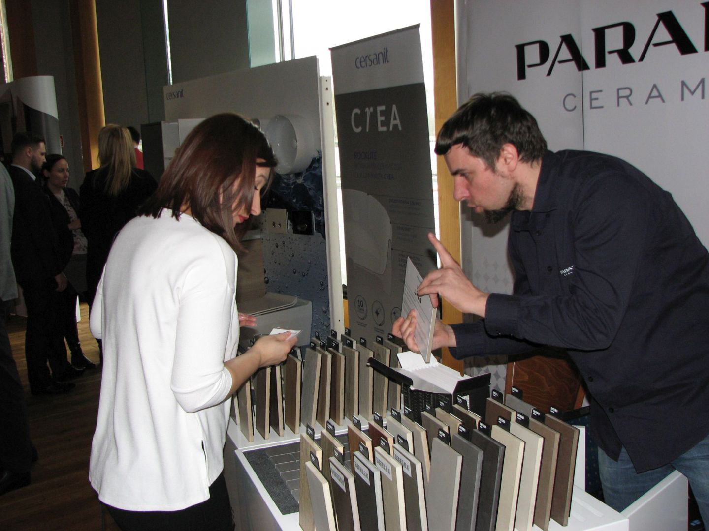 Na stoisku Ceramiki Paradyż - partnera głównego. Studio Dobrych Rozwiązań, 14.03 Olsztyn (24).JPG