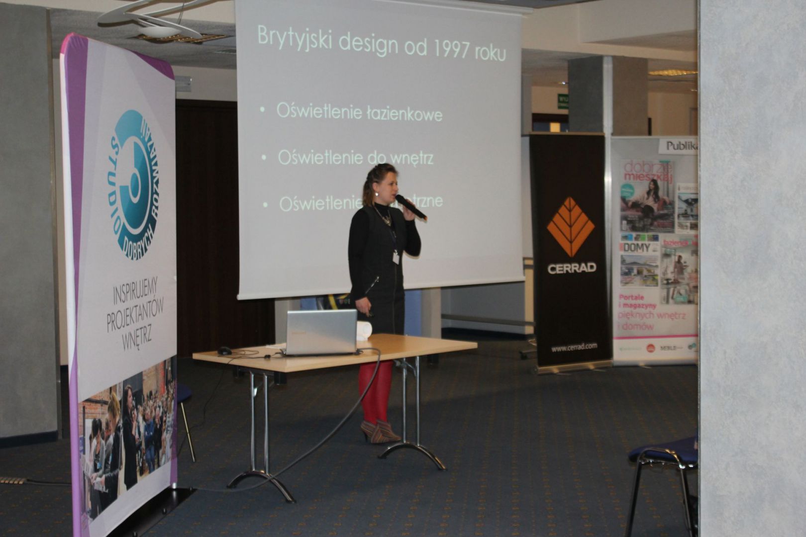Katarzyna Tworek, przedstawiciel marki Aurora Technika Świetlna. Studio Dobrych Rozwiązań, 11.04 Bielsko-Biała (2).JPG