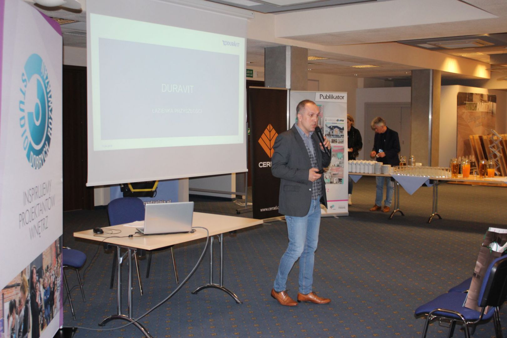 Tomasz Maślanka, przedstawiciel marki Duravit. Studio Dobrych Rozwiązań, 11.04 Bielsko-Biała.JPG