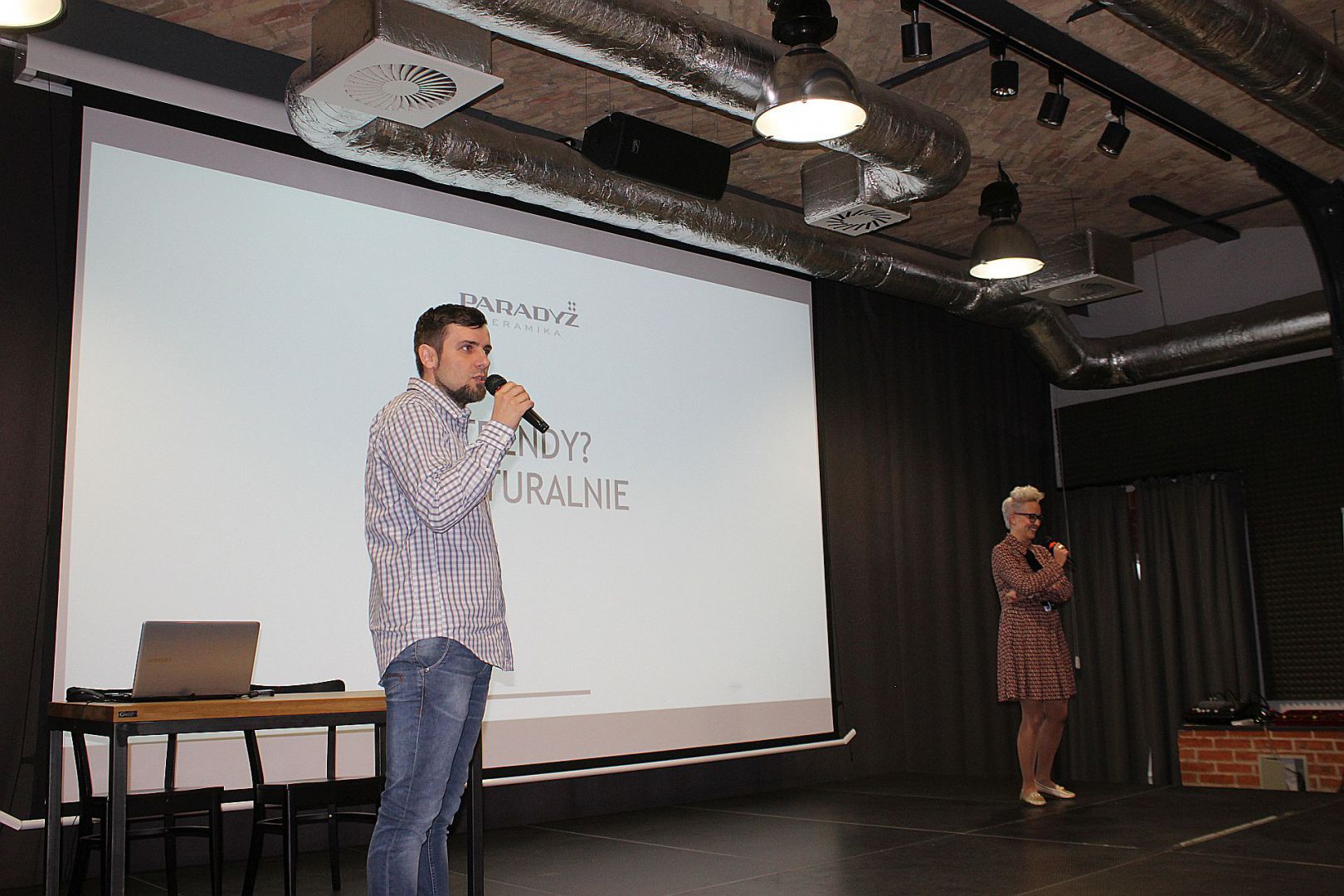 Piotr Stępniak i Maria Majewska, reprezentanci Ceramiki Paradyż.JPG