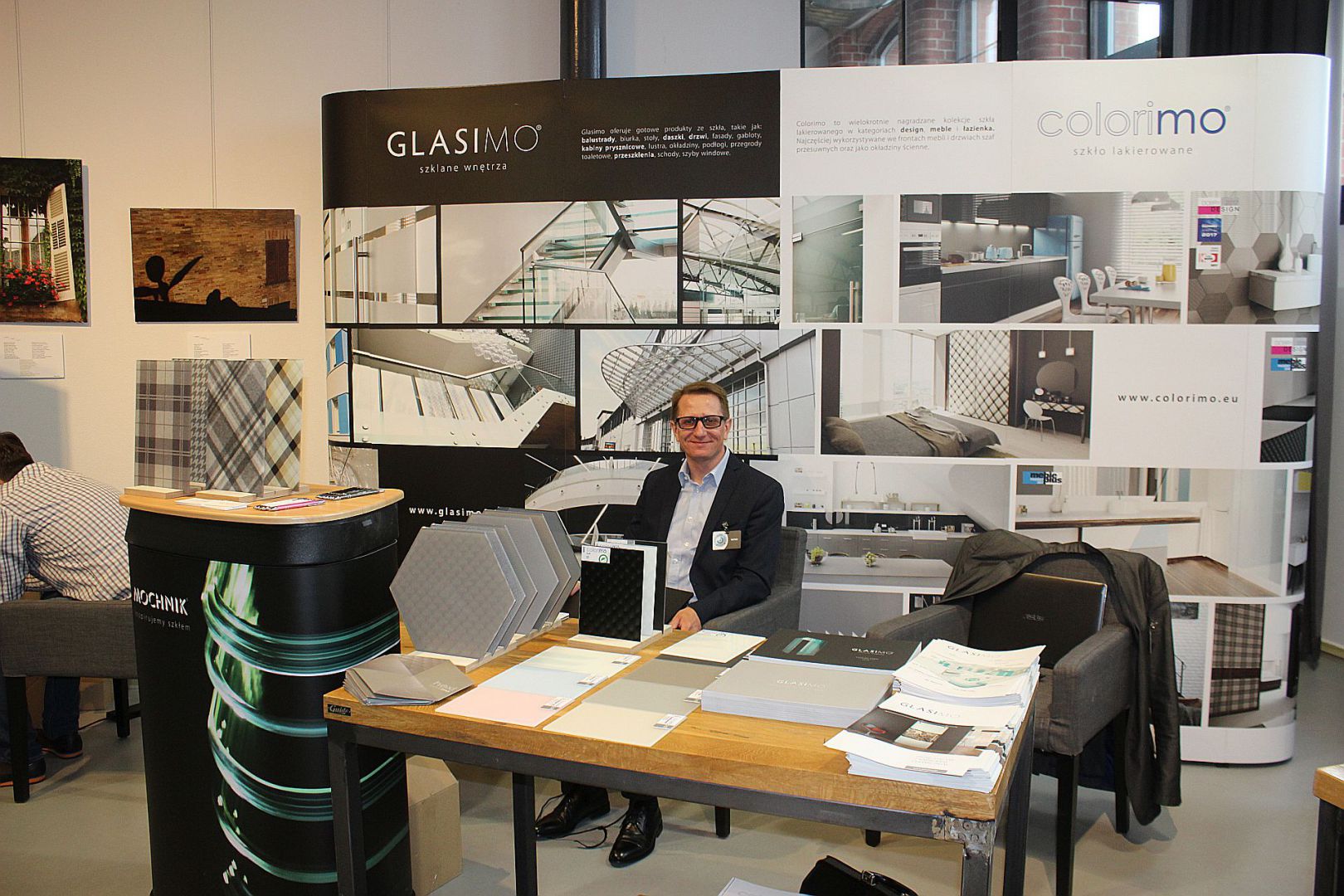 Stoisko firmy Michnik - marki Glasimo i Colorimo.JPG
