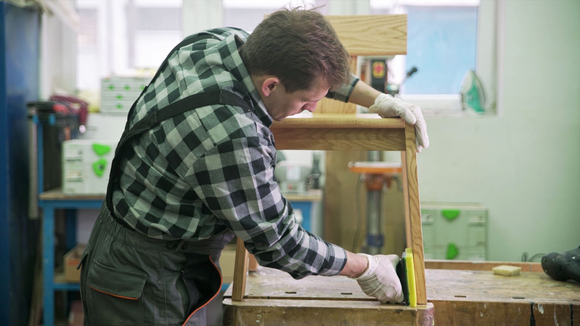 Finishing red oak pieces at Swallow's Tail (1).jpg