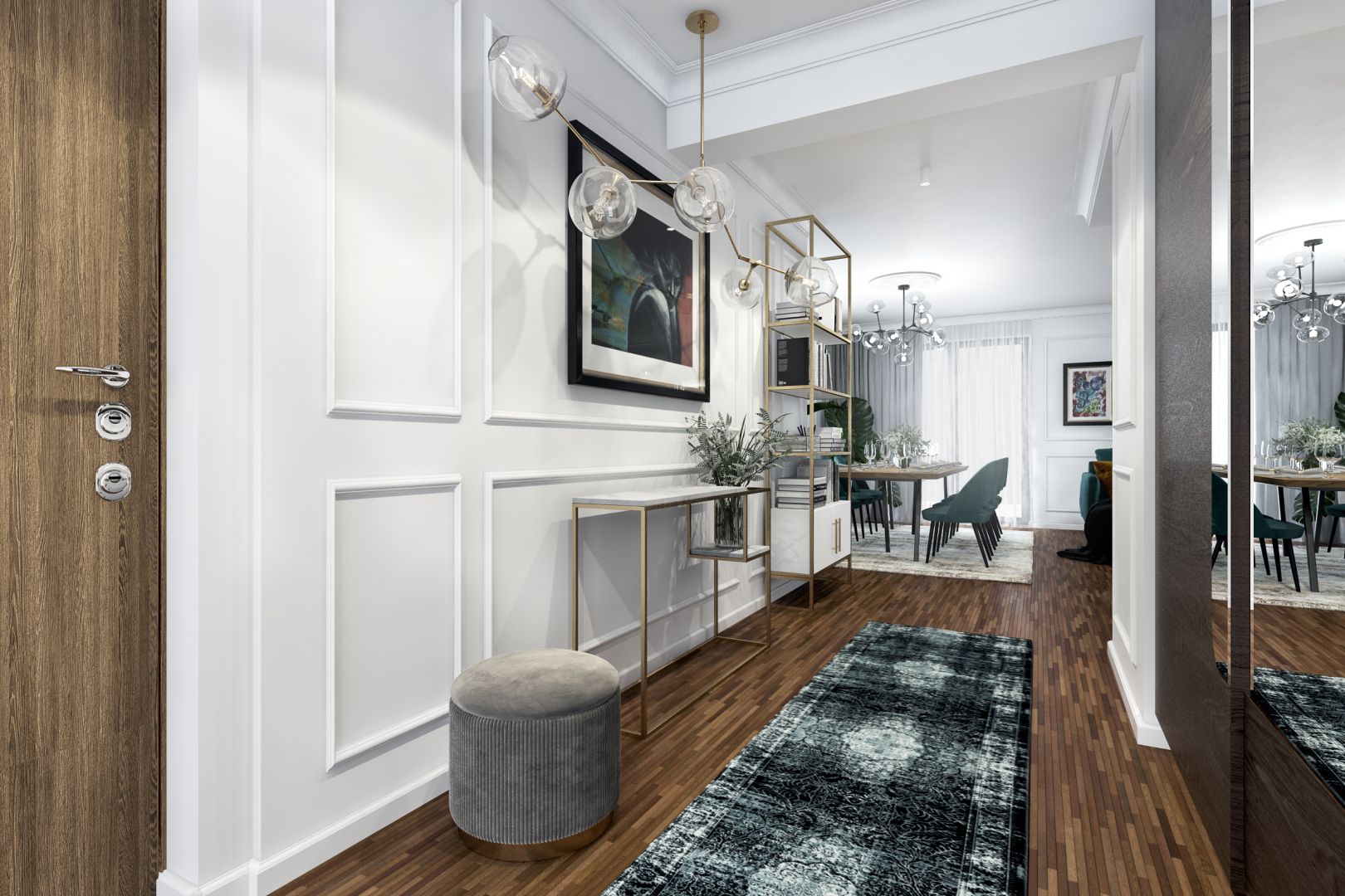 Jak urządzić przedpokój? 10 pomysłów i inspiracji na ścianę w przedpokoju
